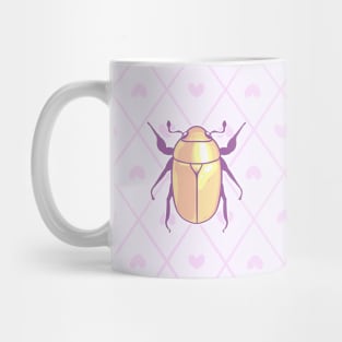 Golden beetle Mug